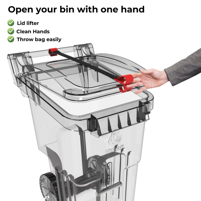 BinClaw Trash Can Lock for Animals Raccoon Proof Garbage Can Lock, Keeps Raccoons & Animals Out of Trash Bins, Heavy Duty Outdoor Lid Lock System - Image 4