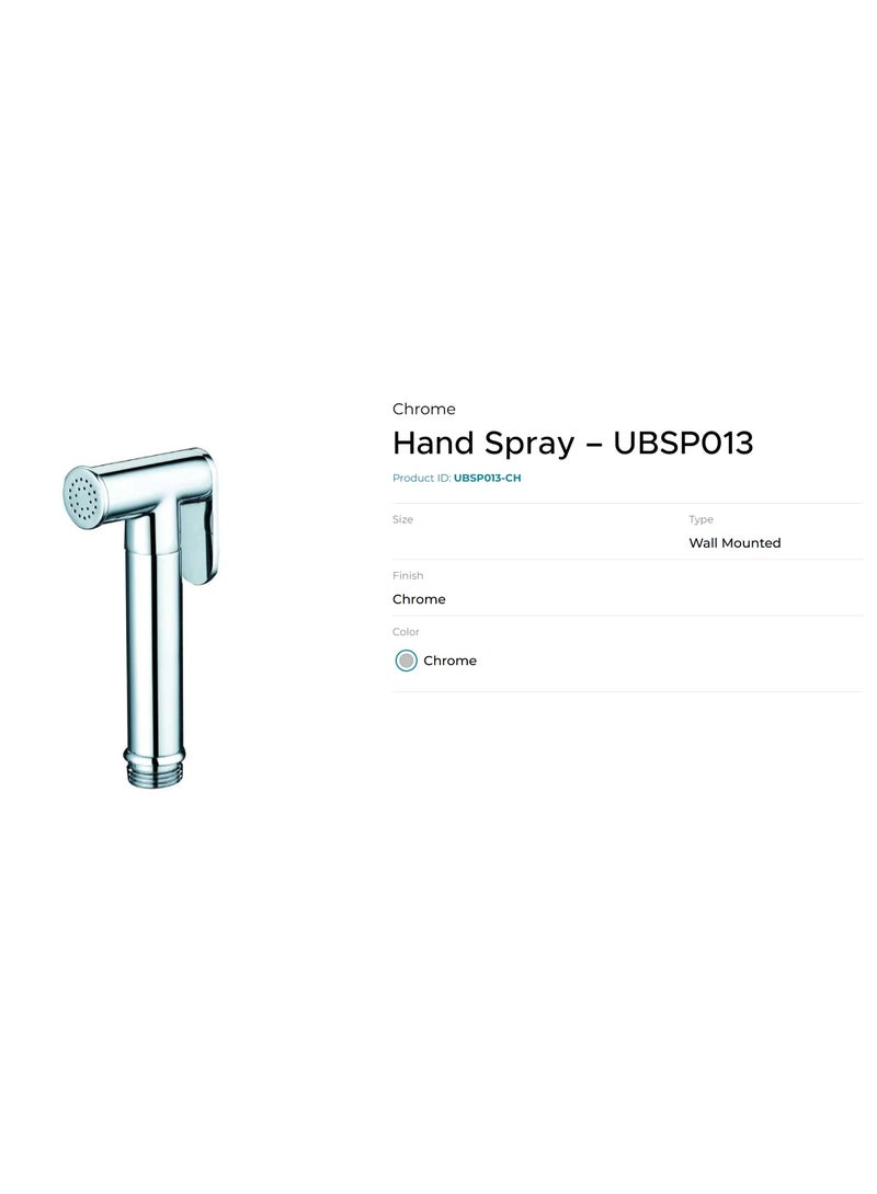 Utopia Kitchen UTOPIA Brass Shattaf With Hose And Holder (Set), Chrome - Image 2