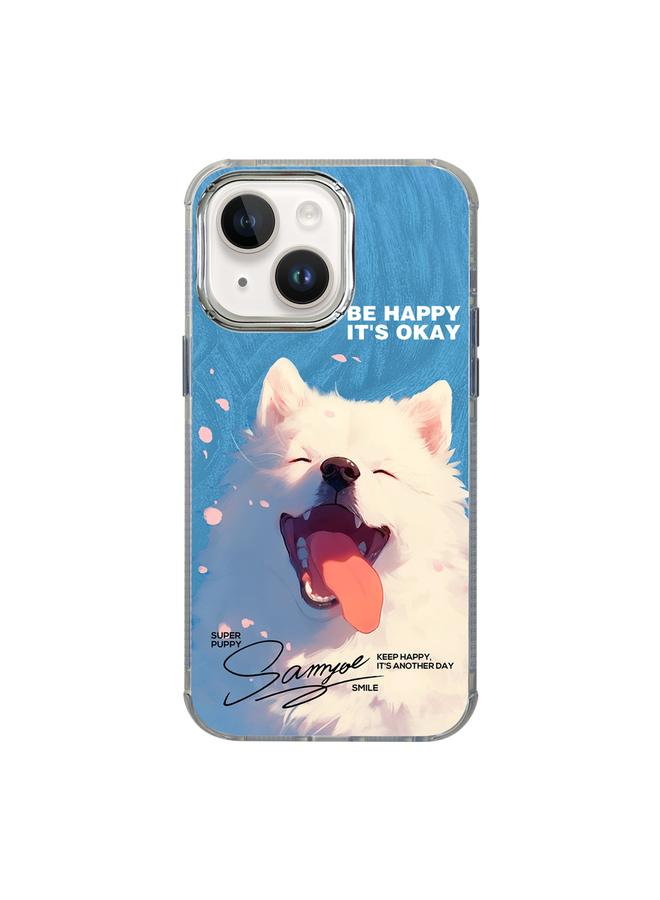 اس-توب جراب لهاتف iPhone 15 بتصميم إشعاعي ونمط توضيحي وغطاء كامل مقاوم للصدمات - Image 1