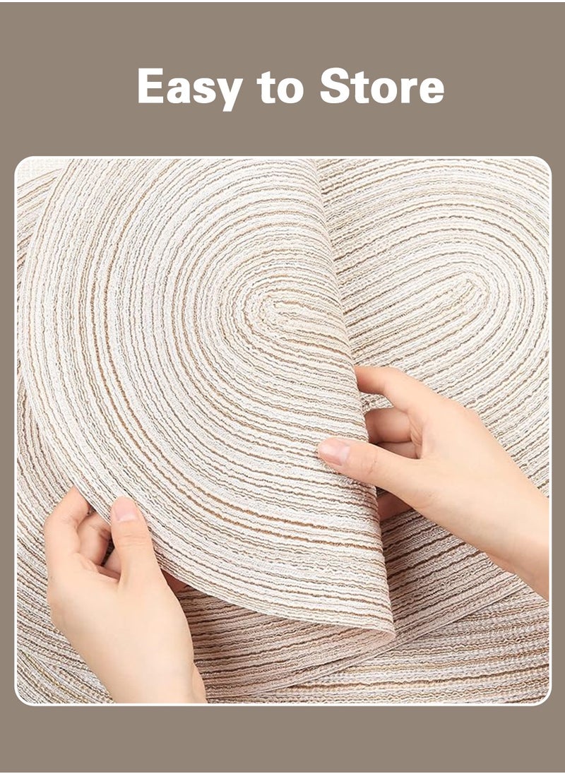 Oval Braided Placemats 6 Pcs Table Mats for Dining Tables Natural Woven Heat Resistant Place Mats Beige - pzsku/Z084B9DD946CCFDCC974FZ/45/_/1711531255/62c593da-58af-48f9-bacf-9ba694475041