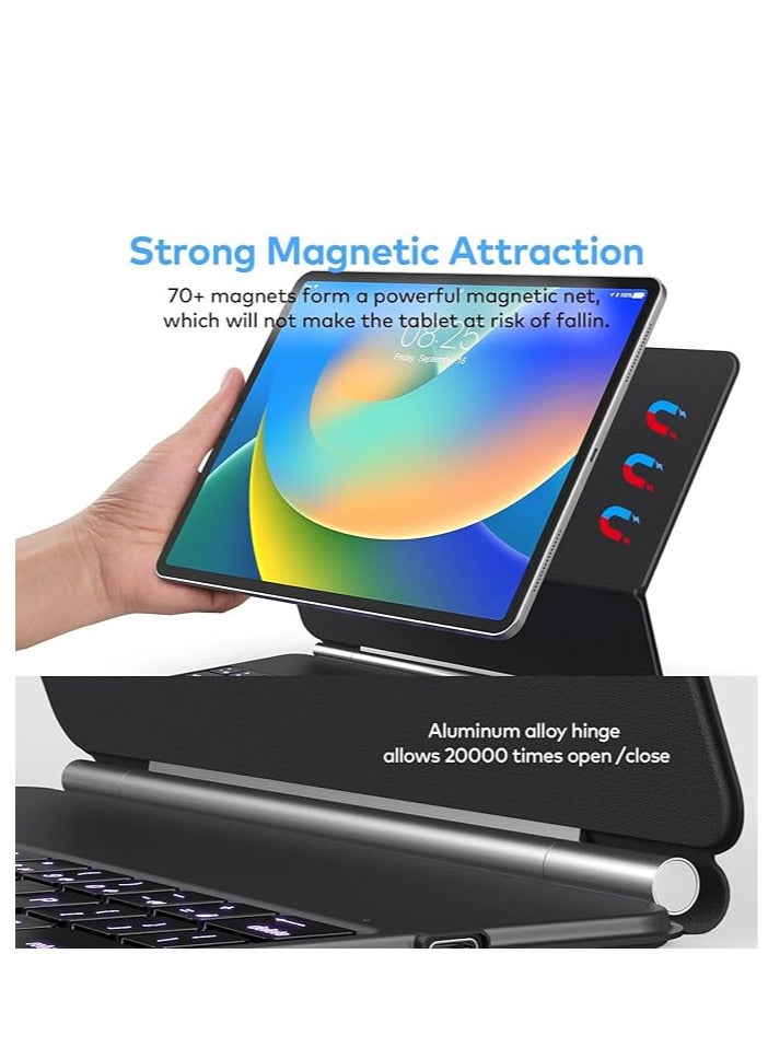 Keyboard Case for iPad Air 11  inch (M3 2025    M2 2024)   iPad Pro 11 inch(1st/2nd/3rd/4th Generation)   Magic Style Magnetic Keyboard Case with Multi   Touch Trackpad for 10.9   iPad Air 4th/5th Gen. - Image 4