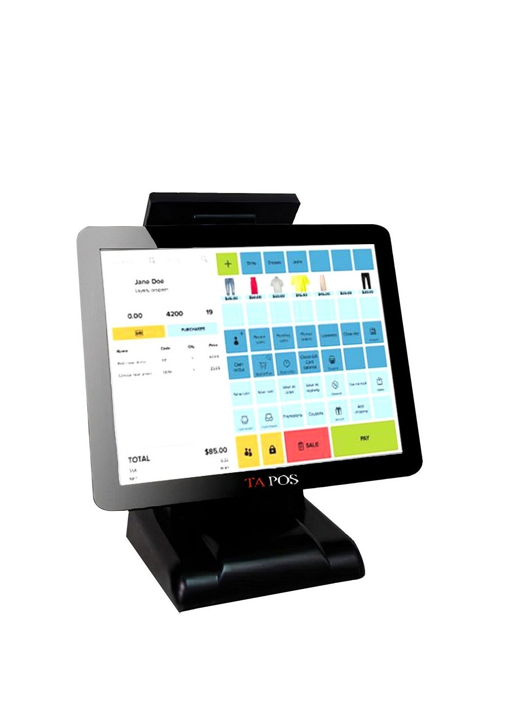 tapos Tapos Touch Screen Cashier 128GB 4GB 15.1 inch Z084BB7E98E0ABD760733Z
