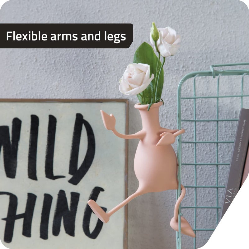 بيليج ديزاين Florino - Home Flower Vase Home Modern D؟ Cor Fase for Flowers فريدة من نوعها بواسطة Peleg Design (Peach) - Image 2