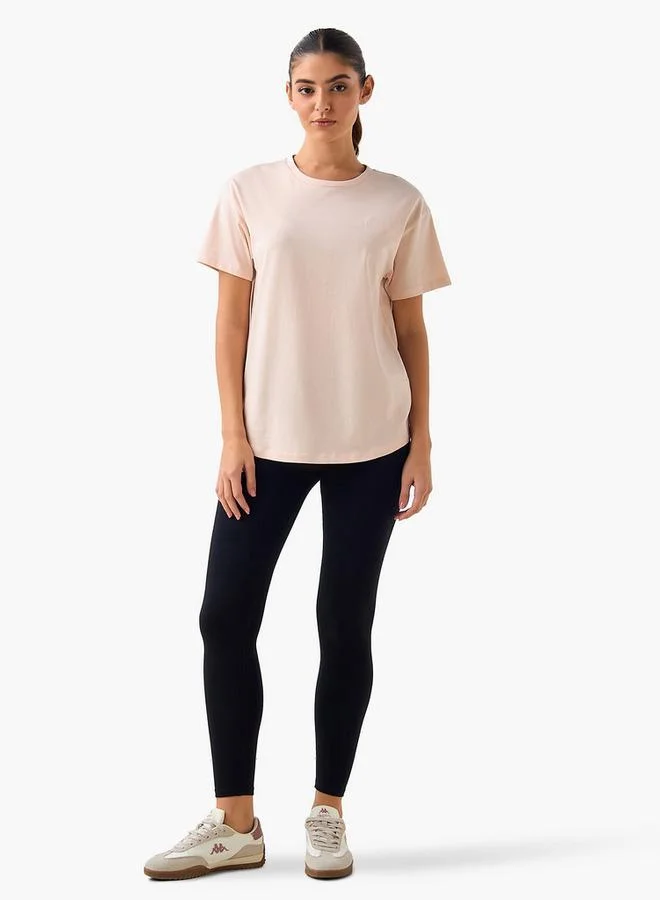 Kappa Pink Kappa Women 2-Way Stretch T-shirt for Women | Best Price UAE