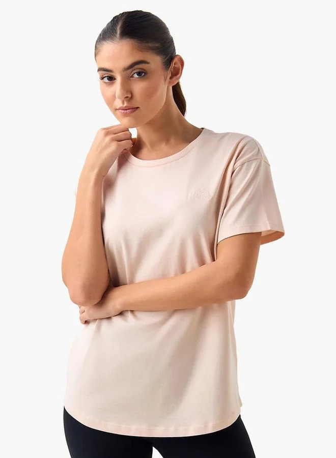 Kappa Pink Kappa Women 2-Way Stretch T-shirt for Women | Best Price UAE