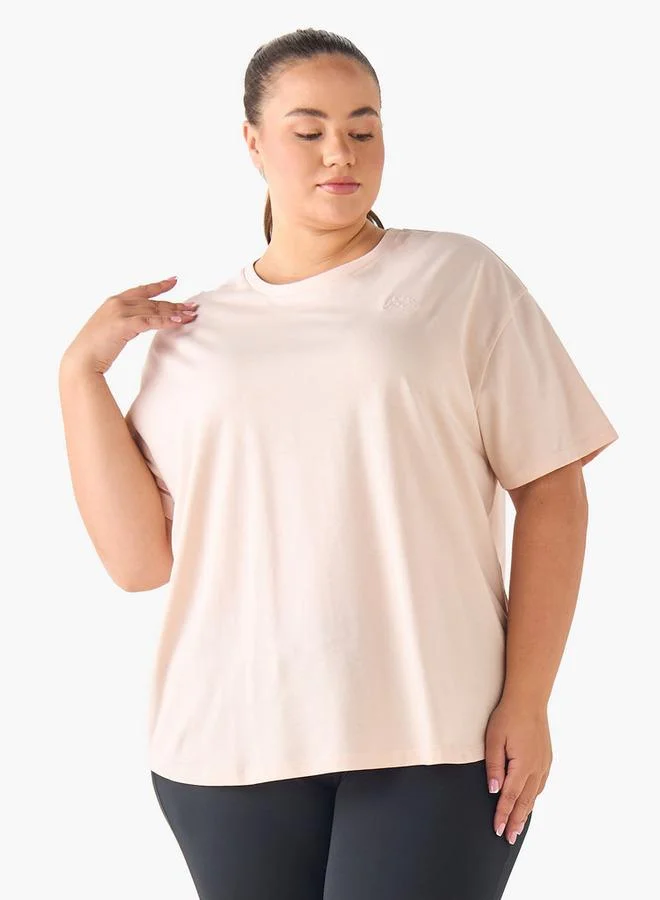 Kappa Pink Kappa Women 2-Way Stretch T-shirt for Women | Best Price UAE
