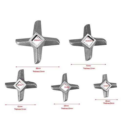 Fdit شفرة مطحنة اللحم الاحترافية من فديت من الفولاذ المقاوم للصدأ (#8) - Image 5