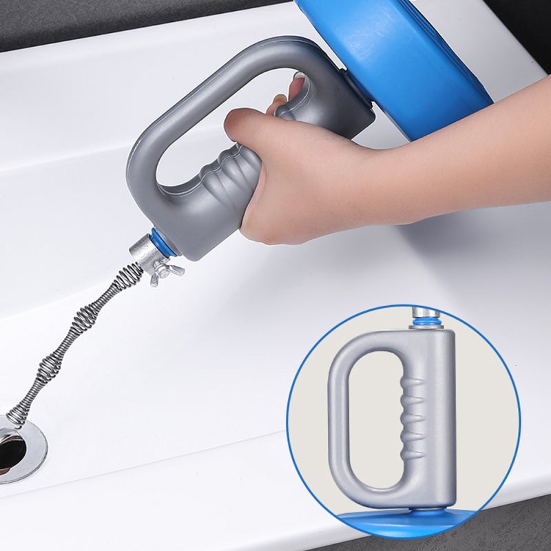 Home Cleaner Toilet Blockage Hand Tool Pipes Unclog Sewer Pipes Dredge Kitchen Toilet Clog Sewer Spring Cleaning Tool - Image 5