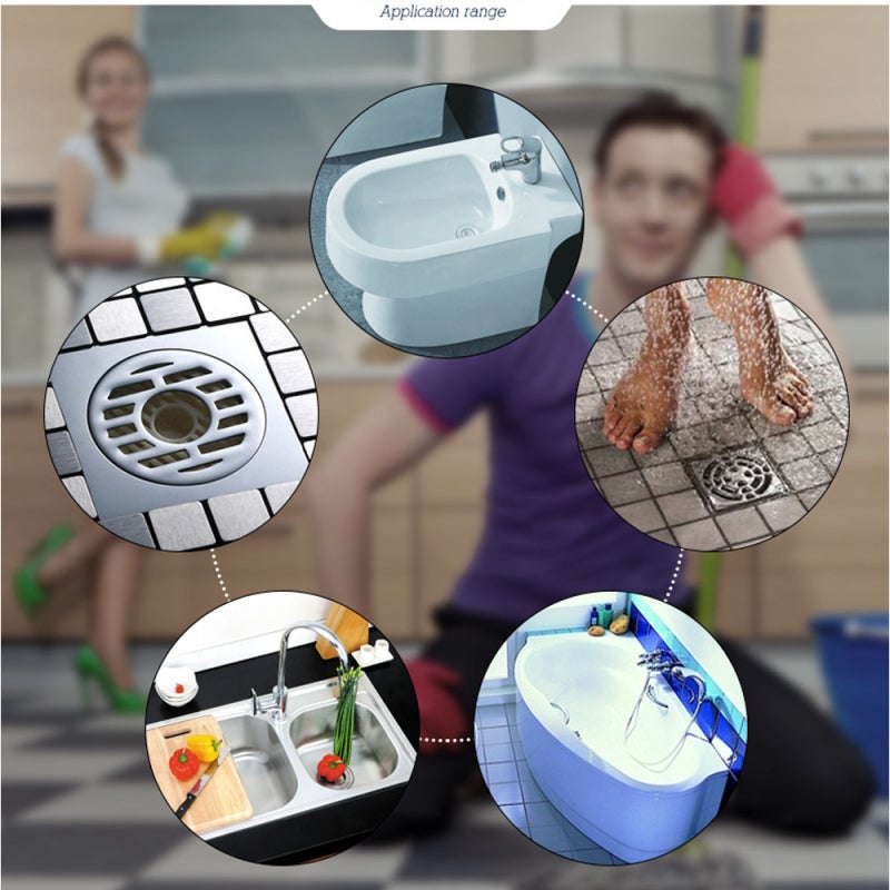 Home Cleaner Toilet Blockage Hand Tool Pipes Unclog Sewer Pipes Dredge Kitchen Toilet Clog Sewer Spring Cleaning Tool - Image 2