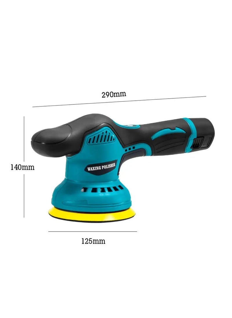 Generic Cordless Car Polisher 8 Gears of Speeds Adjustable Electric Auto Polishing Machine Multifunctional Home Cleaning Metal Waxing Wood Sanding Rust Removal Machine.  - Image 4