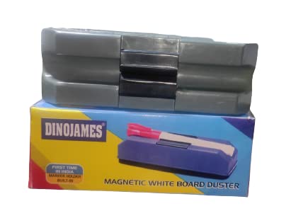 Dinojames Magnetic White Board Duster with Spring Marker Holder (Assorted Color) - Image 3