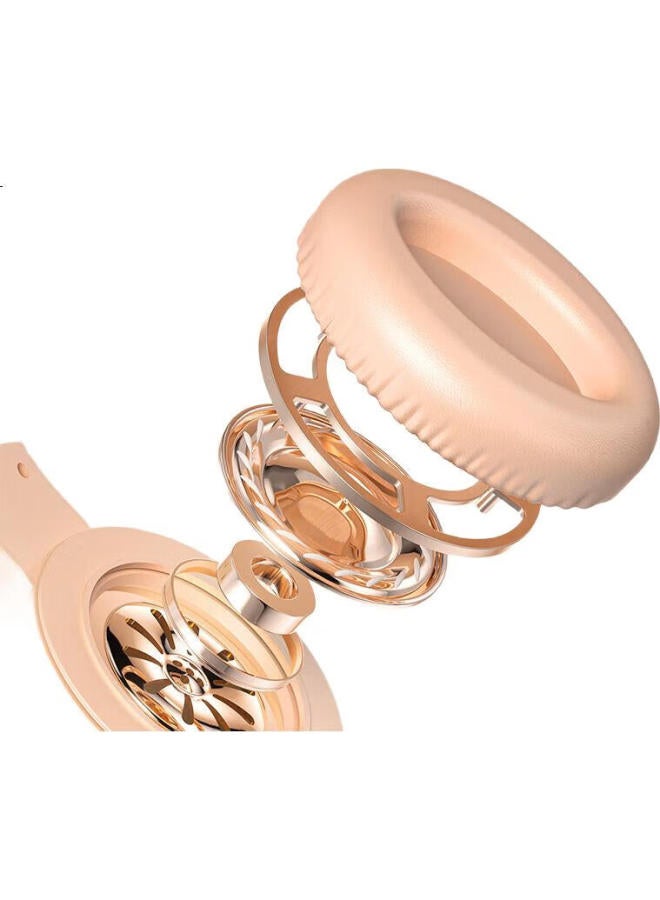 Hp H100 Gaming Headset Headset With Microphone E-Sports Internet Cafe Gaming Black Mythology Wukong Chicken Listening Positioning 3.5Mm+Usb Milk Tea Color - Image 3