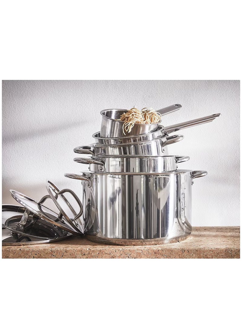 آيكيا فراكتا طقم أواني طهي 5 قطع ستينلس ستيل - Image 4