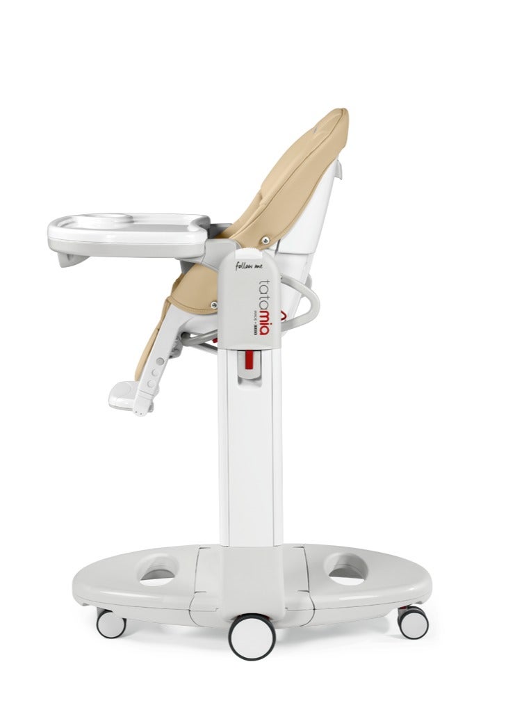 Peg Perego كرسي أطفال قابل للطي من تاتاميا فولو مي، قابل للتعديل في الارتفاع، سهل التنظيف وعجلات دفع سهلة للأطفال والرضع، صنع في إيطاليا، من 0 إلى 3 سنوات بالوما - Image 4