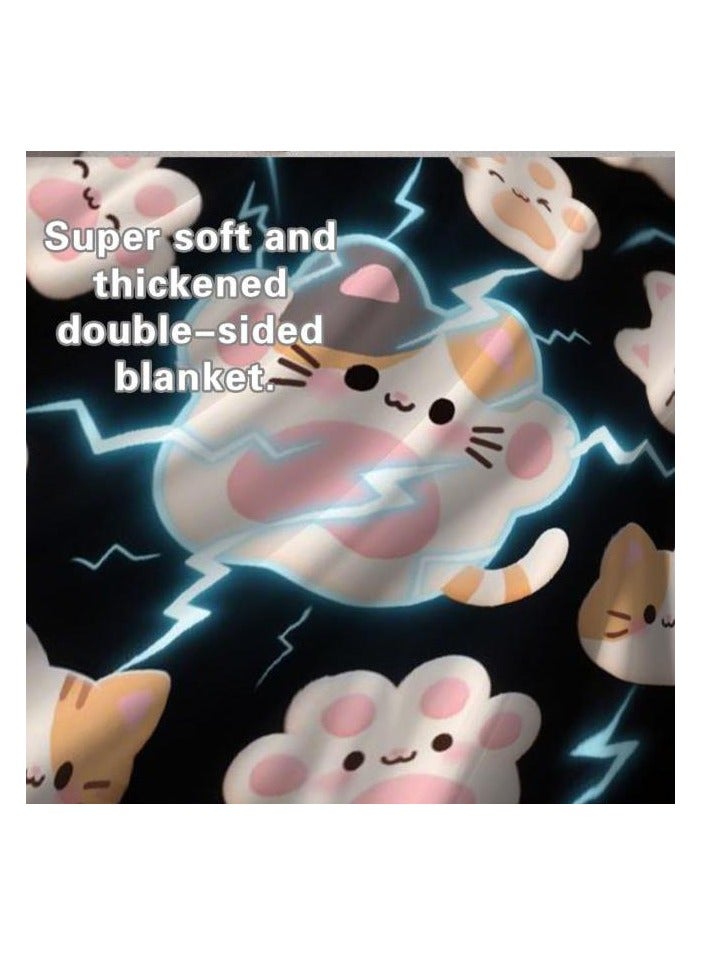 general Children's or student cartoon flannel thin blanket (warm and comfortable, suitable for sleep, games) 100cm*150cm - 157 - Image 1