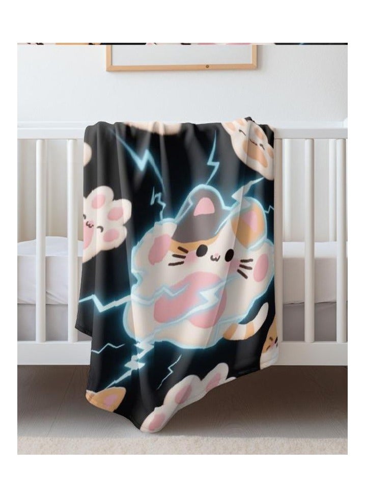 general Children's or student cartoon flannel thin blanket (warm and comfortable, suitable for sleep, games) 100cm*150cm - 157 - Image 4