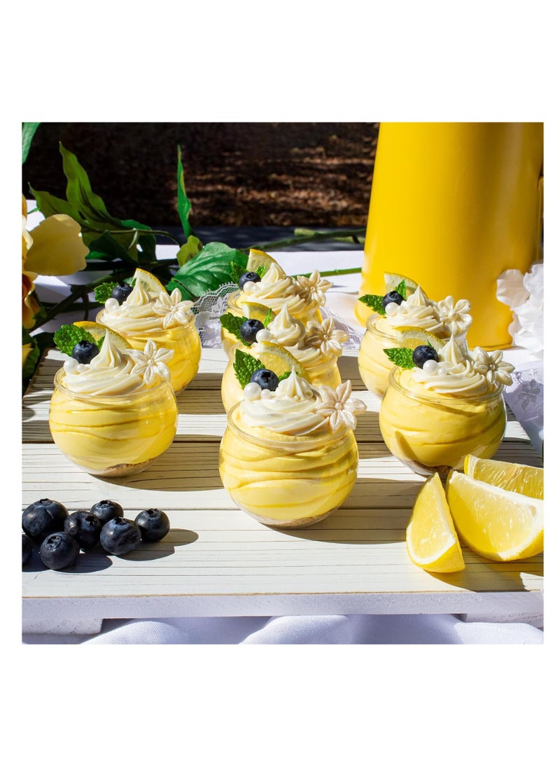 Generic - 50 Pack of 3 Oz Clear Disposable Plastic Dessert Cups with Spoons - Professional-Grade Recyclable Mini Fishbowl Cups for Parfaits, Events, and Parties (Includes 50 Cups + 50 Spoons) - Image 1