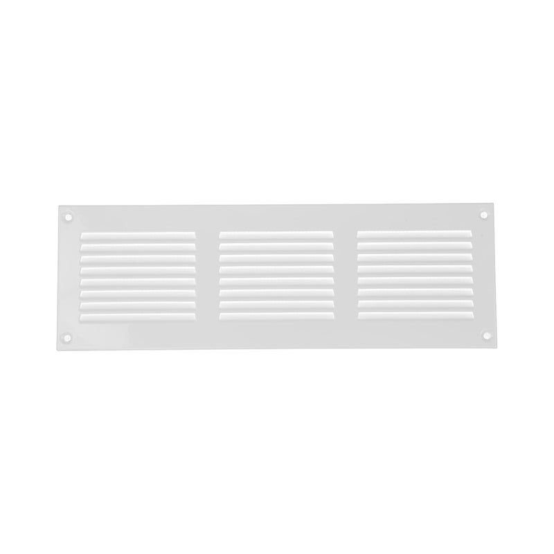 Repa Market White Air Vent Cover 12 x 4 Inch Outer Dimensions  Steel Return Air Grilles  for Ceiling and Sidewall  HVAC  with Protection Screen 1181 x 393 Inch