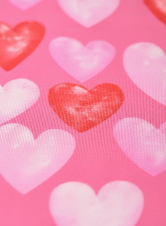 Anthrilo Heart Print T-Shirt and Pyjama Set - Image 4