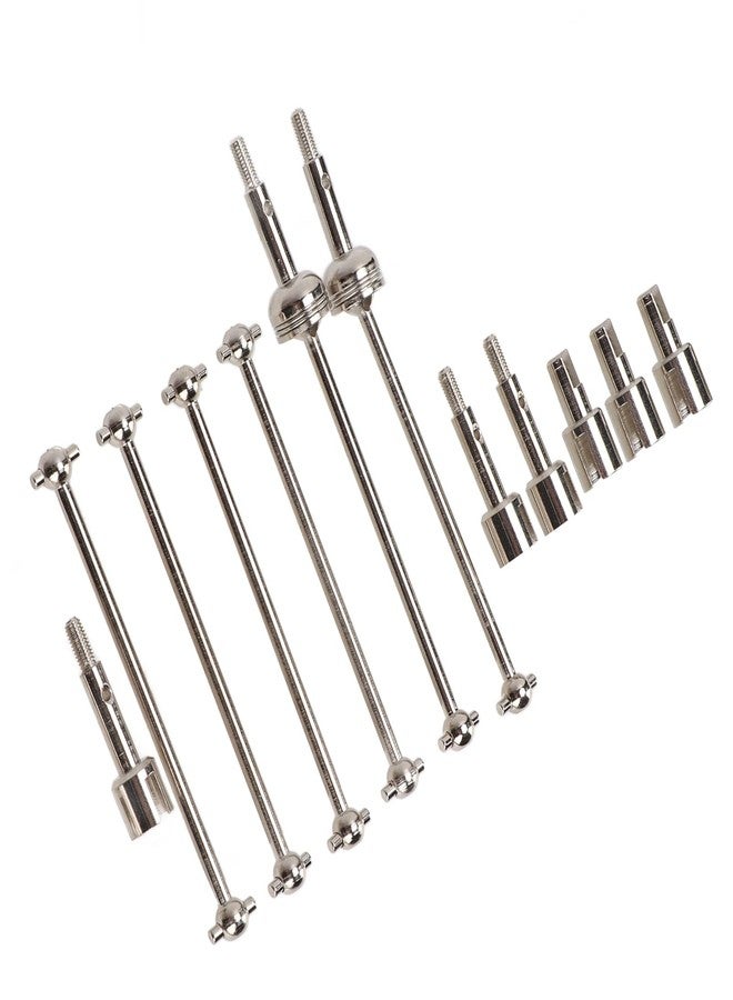 Mrisata Wltoys 144001 Dogbones Wltoys 124017 Differential Drive Shaft 10×7×2 Rc Cvd Drive Shaft Kit Upgrade Part Metal with Joint Cup Dog Bone for Wltoys 144001 Rc Car Wltoys 144001 - Image 2