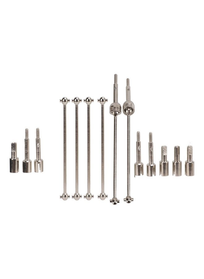 Mrisata Wltoys 144001 Dogbones Wltoys 124017 Differential Drive Shaft 10×7×2 Rc Cvd Drive Shaft Kit Upgrade Part Metal with Joint Cup Dog Bone for Wltoys 144001 Rc Car Wltoys 144001 - Image 5