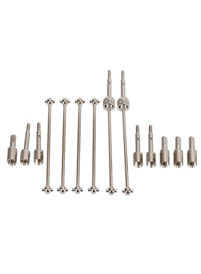 Mrisata Wltoys 144001 Dogbones Wltoys 124017 Differential Drive Shaft 10×7×2 Rc Cvd Drive Shaft Kit Upgrade Part Metal with Joint Cup Dog Bone for Wltoys 144001 Rc Car Wltoys 144001 - Image 1