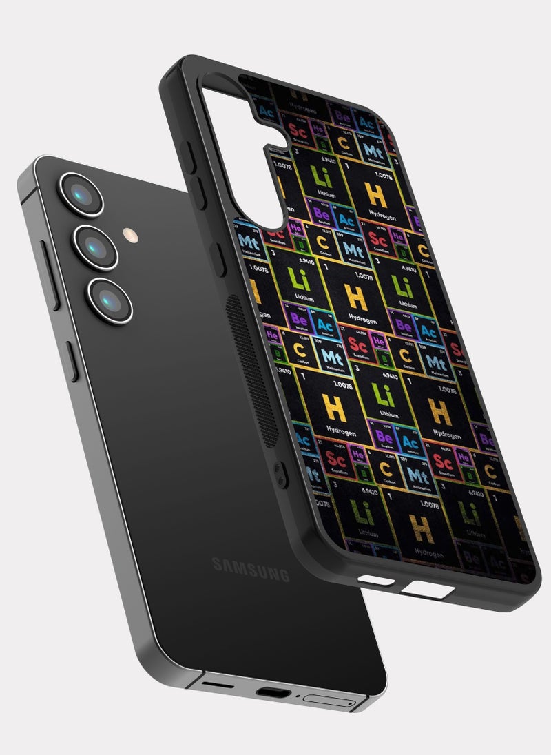 بكسلات كفر سامسونج جالكسي اس 24 بلس نمط الجدول الجدوري متعدد الالوان - Image 2