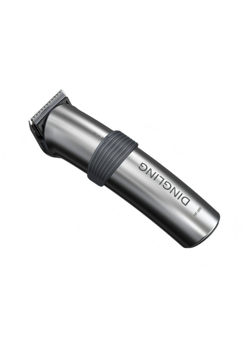 DINGLING Professional Electric Hair Clipper With Blades Silver/Black - Image 1