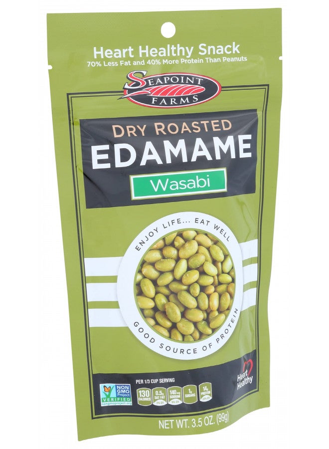 Seapoint Farms Dry Roasted Edamame, Wasabi, 3.5 Oz - Image 3