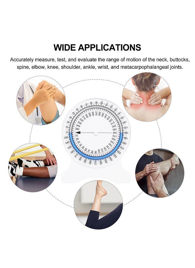 Generic Therapy Inclinometer PT Inclinometer ROM Range of Motion Angle Finder Protractor Joint Mobility Measuring Instrument for Physical Therapy  - Image 2