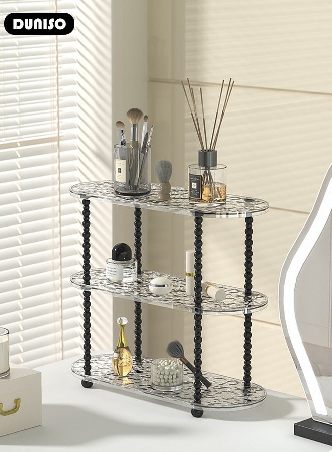 DUNISO 3-Tier Multi-Purpose Countertop Organizer,Countertop Coffee Cup Organizer, Bathroom Countertop Organizer,Perfume Skincare Countertop Makeup Organizer for Bedroom, Spice Rack Organizer for Cabinet - Image 5