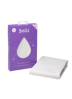 Snuz Cotbed Waterproof Mattress Protector, 100% Waterproof, Super Soft And Absorbent, Infant And Baby And Toddler, Size: 70X140Cm  - Image 1