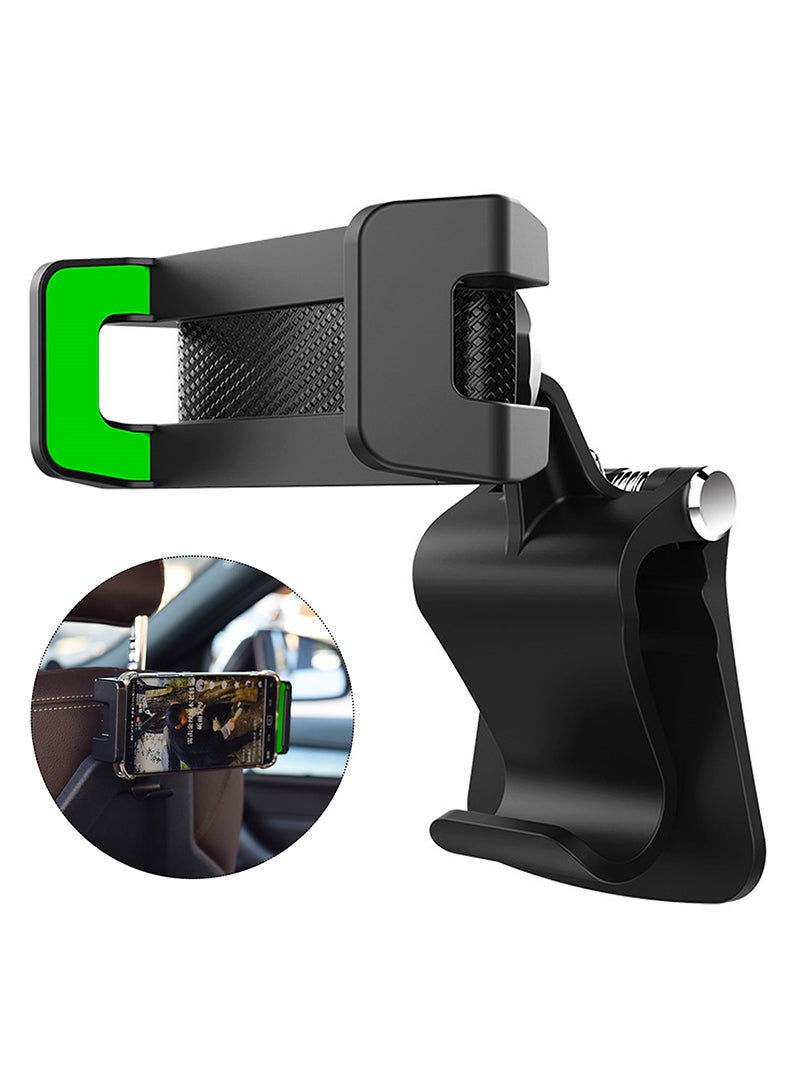 Theodor Clip Phone Holder | Universal Car Phone Mount Hands Free Clamp - 360-Degree Rotating Cellphone Holder Smartphone Mount Compatible with 4.7-6.9 Inch Phones - Image 2
