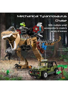 Y&D Dinosaurs Building Blocks Set 645 Pcs, Dinosaur for Boys Age 8 9 10 11 12 13 14 Years Toys Kit, Park World, Birthday Gifts and Girls  - Image 5