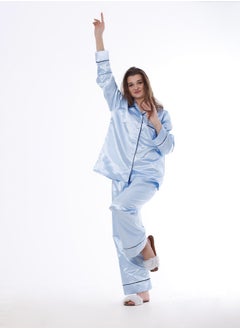 Dazzling satin pajamas 2323 - pzsku/Z084CCA0AF9D199443062Z/45/_/1703675612/a3298661-d9bc-45de-95cc-185b60c416b3