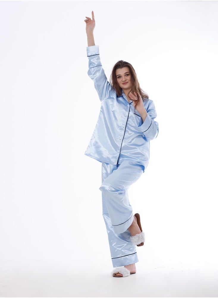 zecotex  Dazzling satin pajamas 2323  - Image 4
