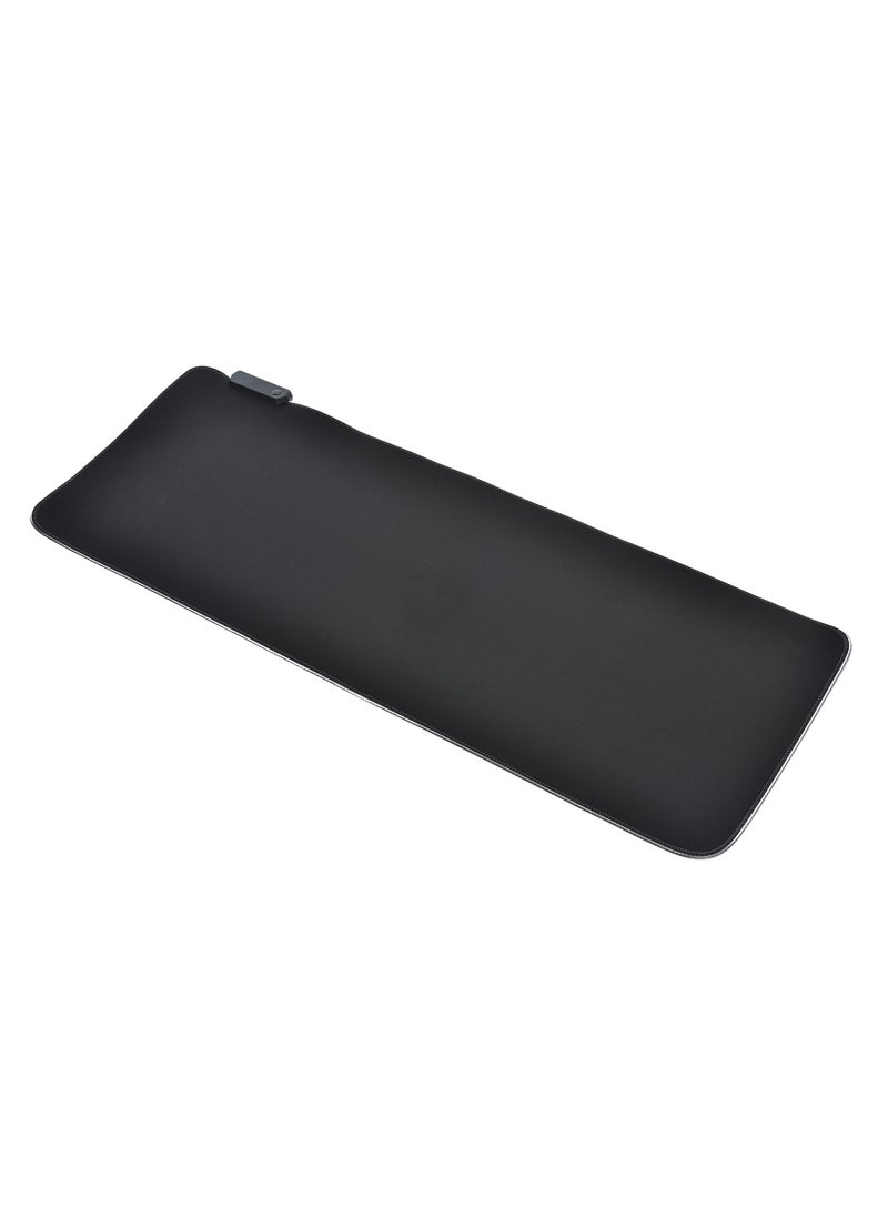 Generic - RGB Rubber Speed Surface Mouse Pad Its Works Great with All Mouse Sensor With Lighting Edges For Gaming  80x30 CM - Black - Image 1