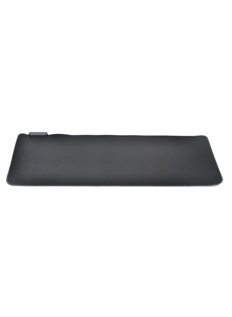 Generic - RGB Rubber Speed Surface Mouse Pad Its Works Great with All Mouse Sensor With Lighting Edges For Gaming  80x30 CM - Black - Image 1