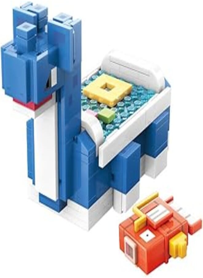 Qman Qman 73014-3 Pokemon Quest-Play Series Lapras Pool Building Block Toys 