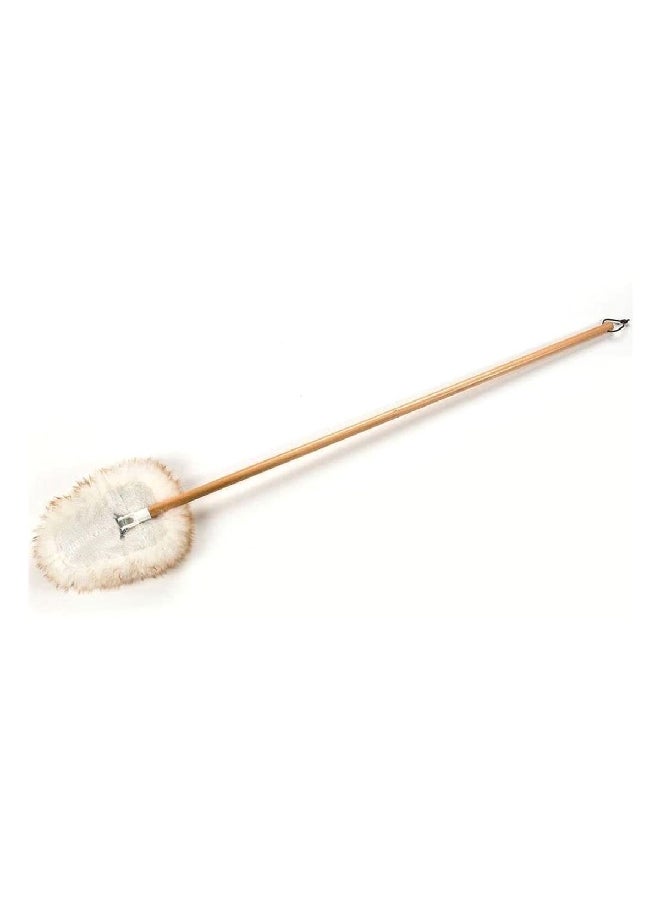WOOL SHOP Handmade Lambswool Mop Duster Head Refill for Floor Cleaning White 36.4 x 26.4 x 8.8 cm D52 - Image 2