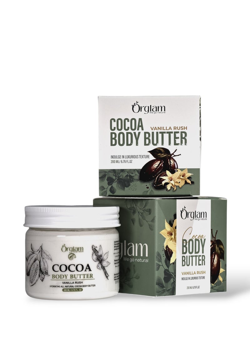 Orglam - Orglam Cocoa Body Butter-200ml-for premium skin) - Image 1
