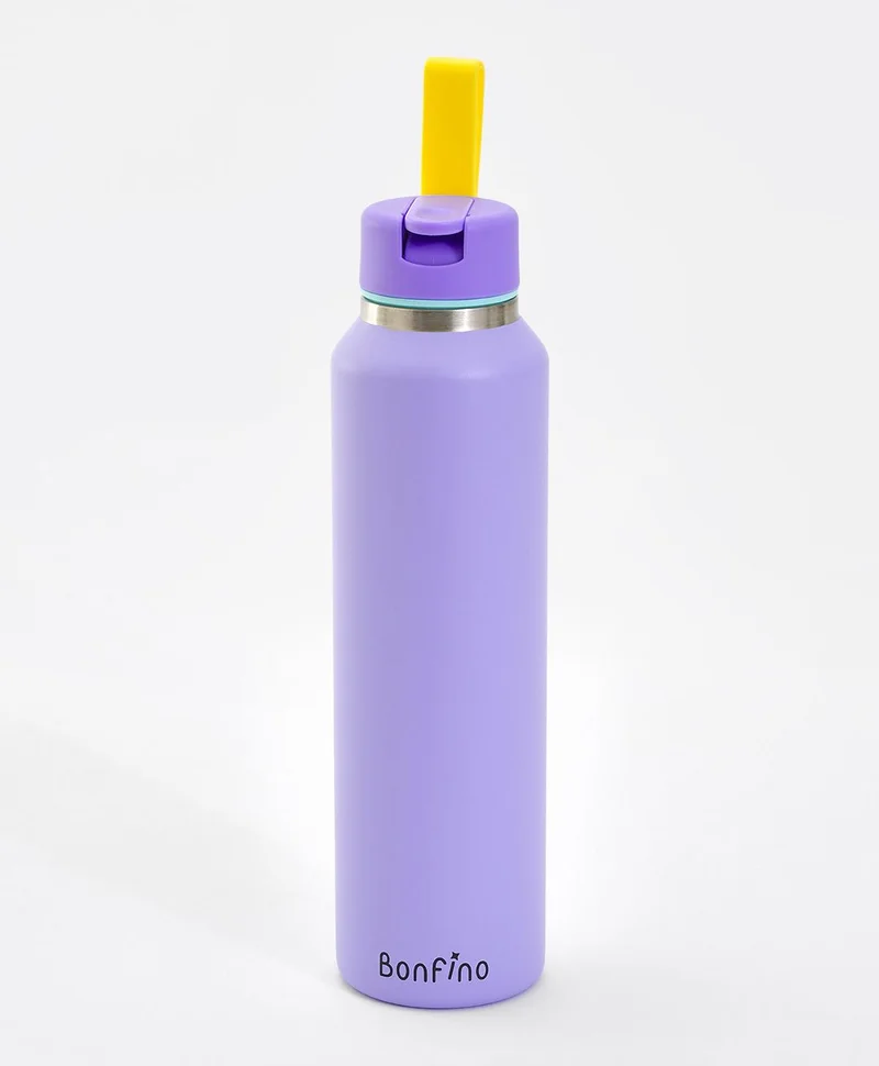 Bonfino Bonfino Stainless Steel Vacuum Flask, High Quality Food Grade Material, Leakproof, Odour Free, 550mL, 3 Years+ - White