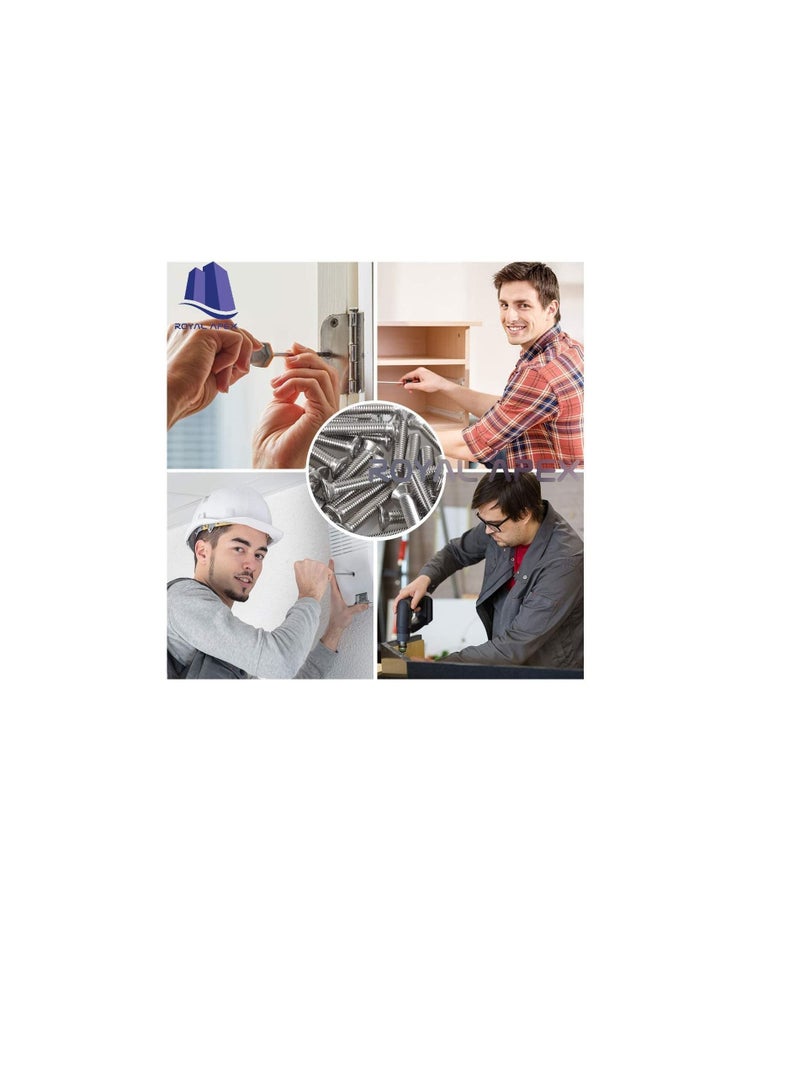 Machine Screw CSK Philip & Countersunk Head for DIY Electrical & Kitchen Furniture Pull Cabinet Door Handles Pack of 25 (M3.5 X 25 MM) - Image 2