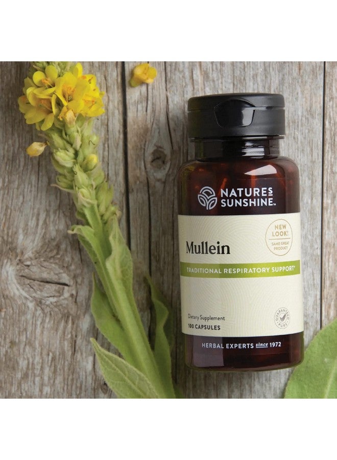 Nature's Sunshine Mullein, 100 Capsules - Image 2