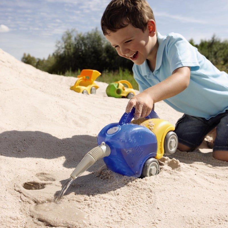 HABA Sand Play Tanker Truck  Funnel Beach Trucks to Use in Sandbox for Toddlers 13 Construction Toys and Toddler Beach Toys for 18 Months and Up - Image 3