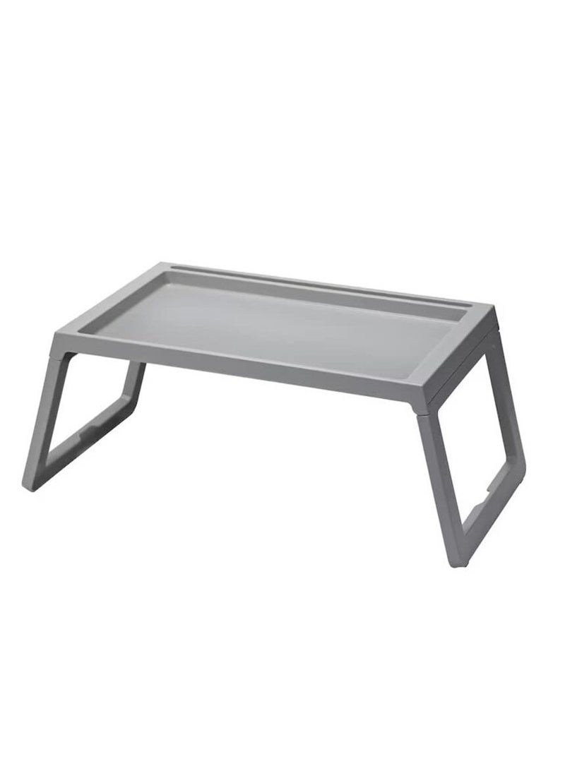 دوبكارت صينية طاولة سرير قابلة للطي رمادي 56x26x36سنتيمتر - Image 1