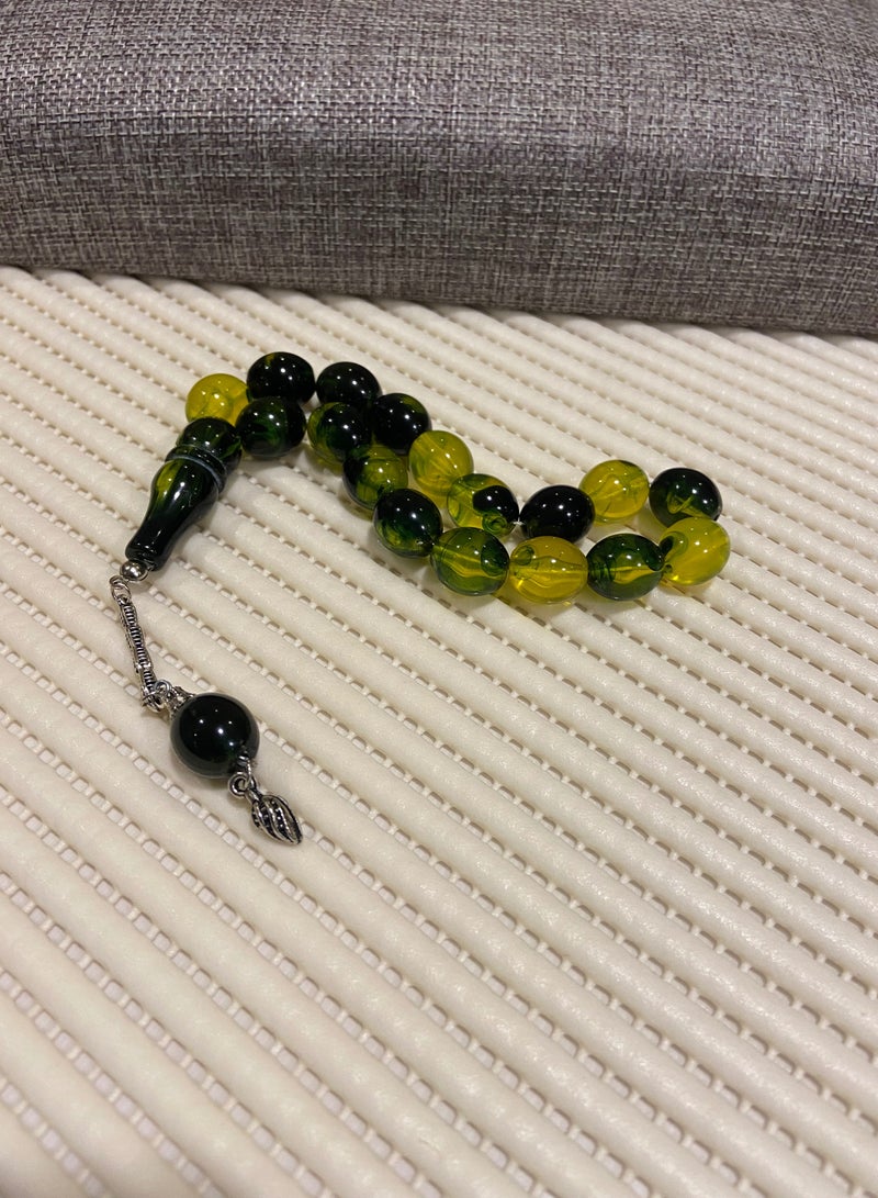 Faturan Prayer Beads For Men 17 Beads Size 13.5mm*15.5mm - Image 5