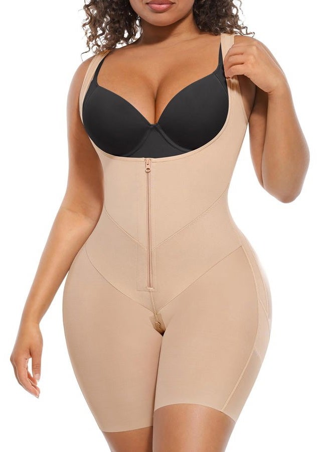 FeelinGirl Feelvibe Shapewear Tummy Control Faja Body Shaper for Women, Beige, 3XL - Image 1