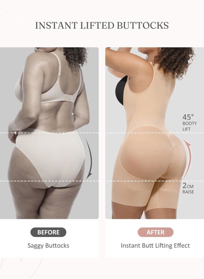 FeelinGirl Feelvibe Shapewear Tummy Control Faja Body Shaper for Women, Beige, 3XL - Image 3