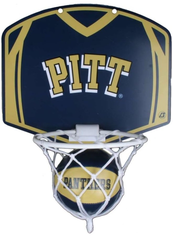 Baden BBM-CS6-2104A Pittsburgh Panthers Mini Hoop and Ball Set - Image 1